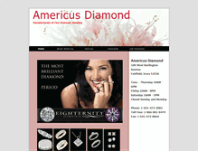 Tablet Screenshot of americusdiamondiowa.com